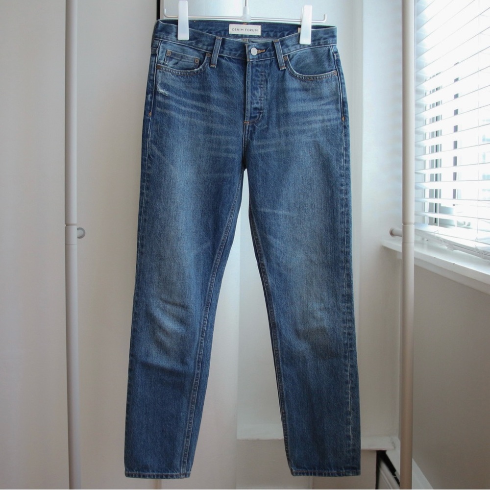 Aritzia Denim Forum Ex-Boyfriend Dark Wash Jeans